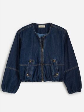 Madewell Jean Bomber Jacket